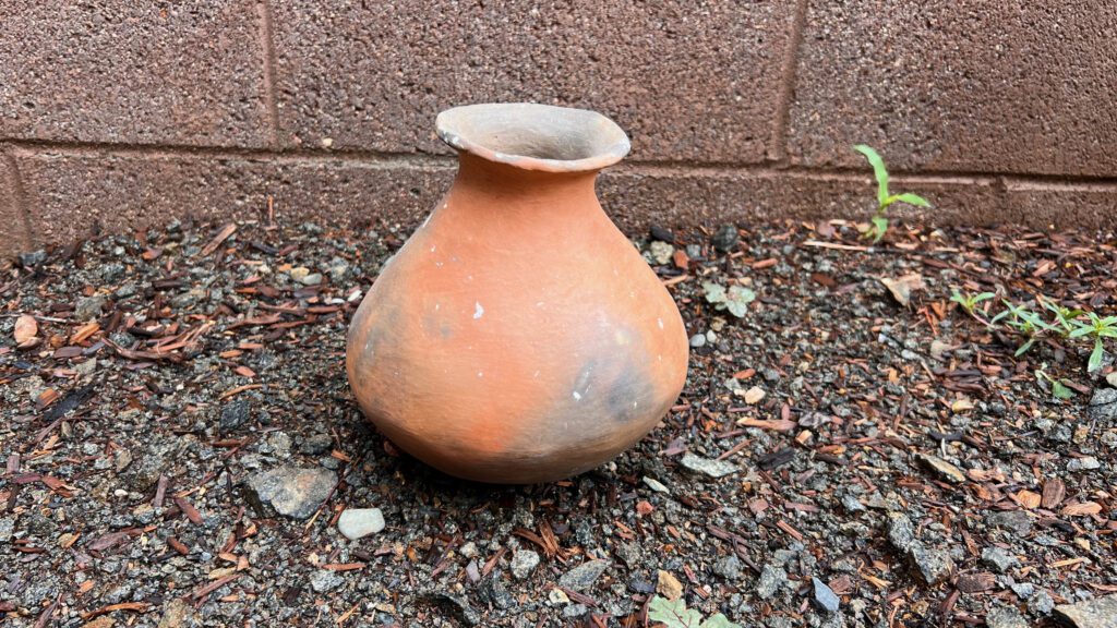 From raw earth to fire hardened ceramic vessel