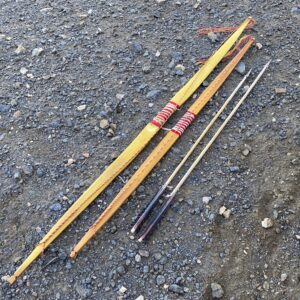 Primitive Bow Making Workshop on the display